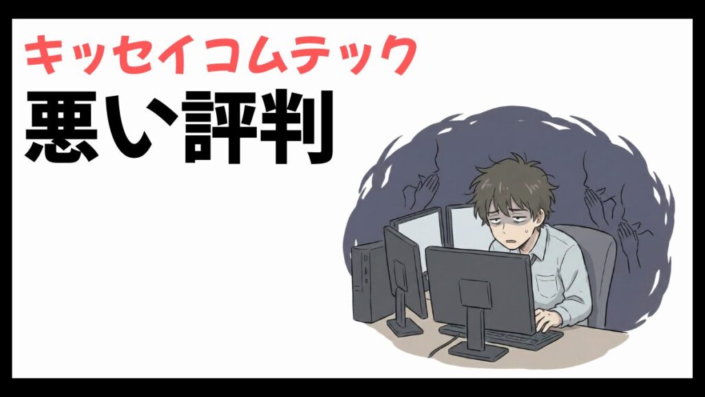 キッセイコムテックはやばい