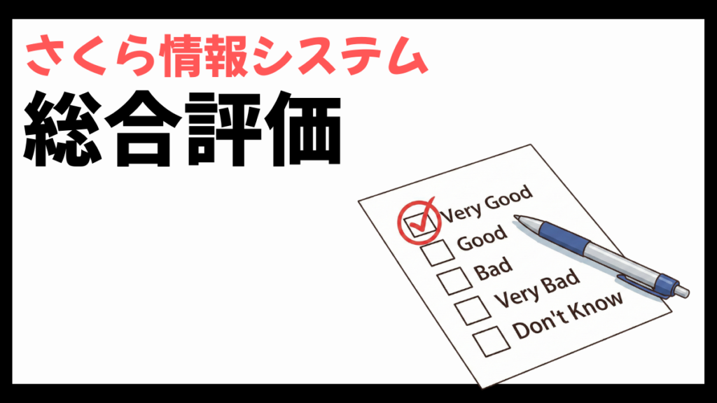 さくら情報システムの総合評価