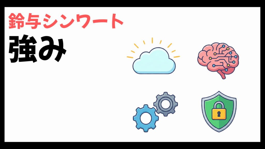 鈴与シンワートの強み