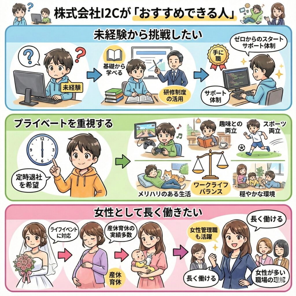 株式会社I2Cがおすすめの人