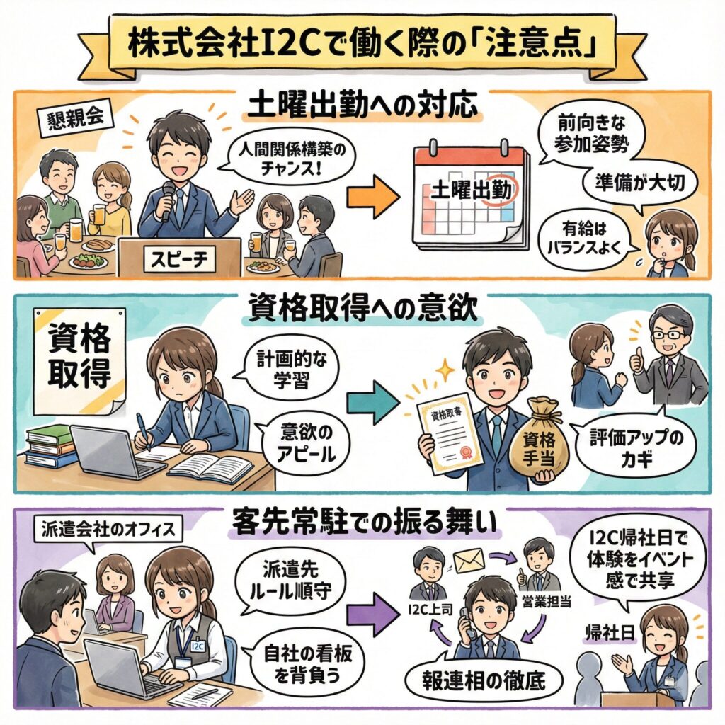 株式会社I2Cの注意点