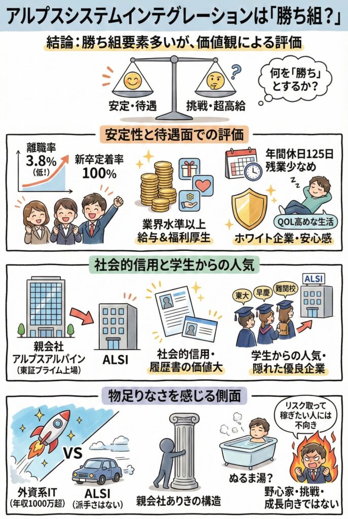 アルプスシステムインテグレーションは「勝ち組?」