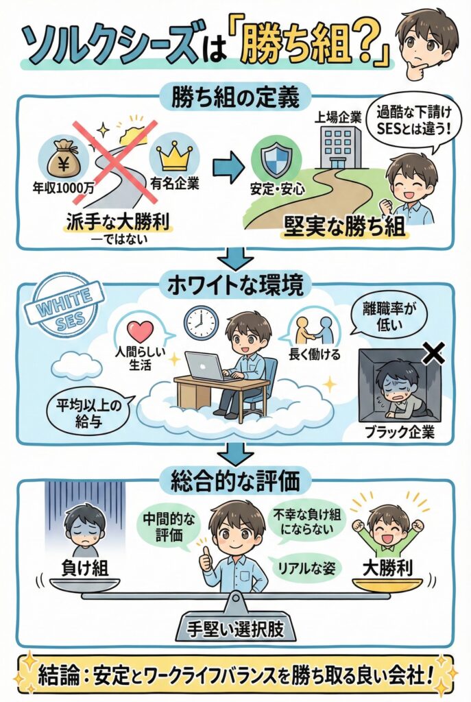 ソルクシーズは勝ち組