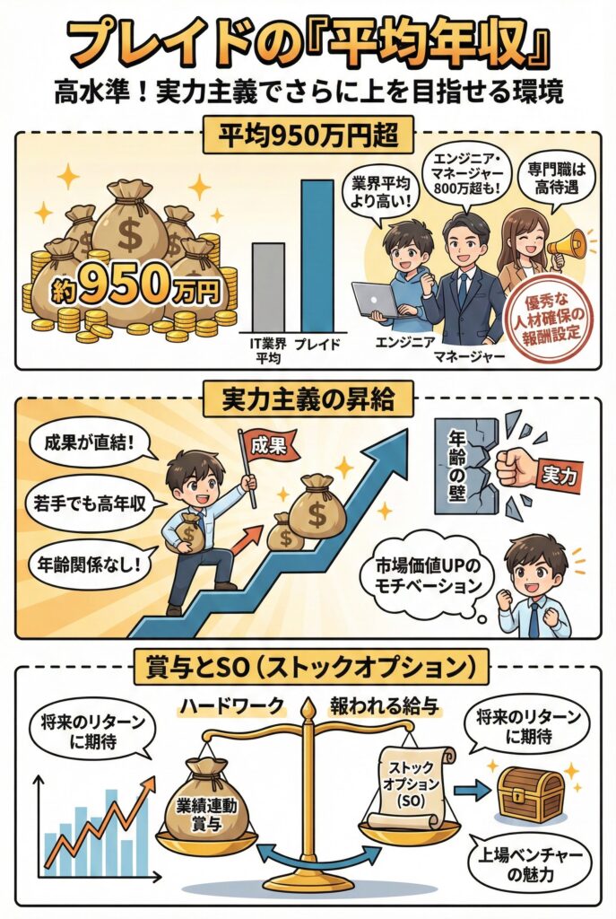 プレイドの平均年収