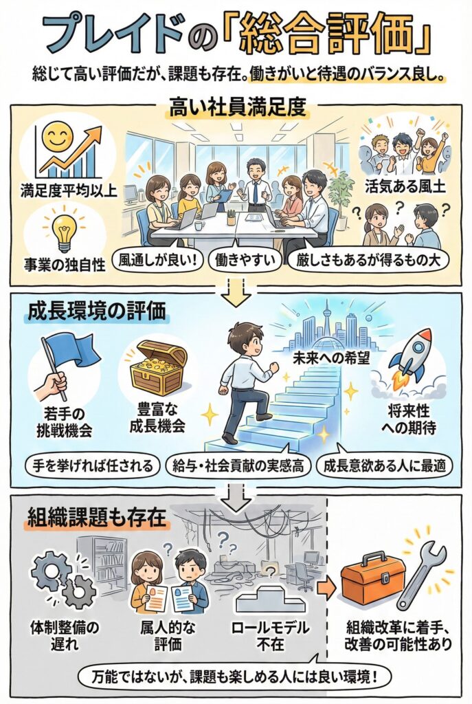 プレイドの総合評価