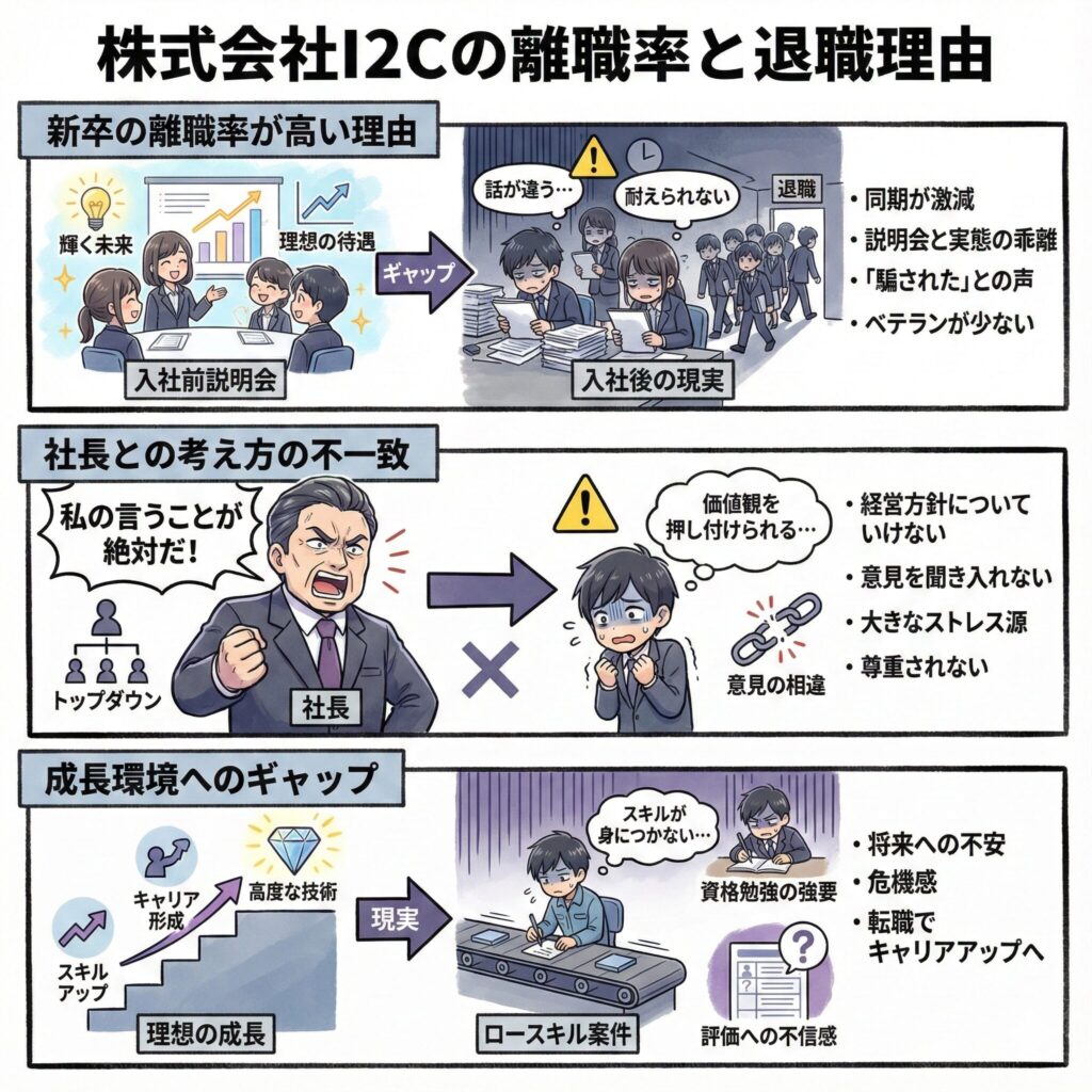 株式会社I2Cの離職率と退職理由