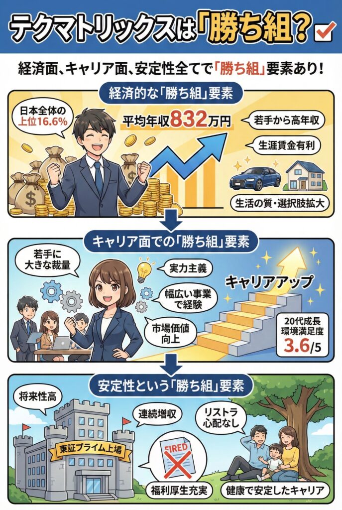 テクマトリックスは「勝ち組？」