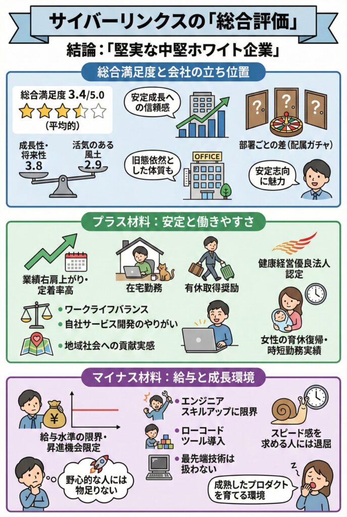 サイバーリンクスの「総合評価」