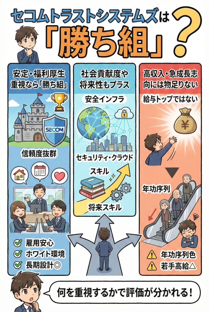 セコムトラストシステムズは「勝ち組？」