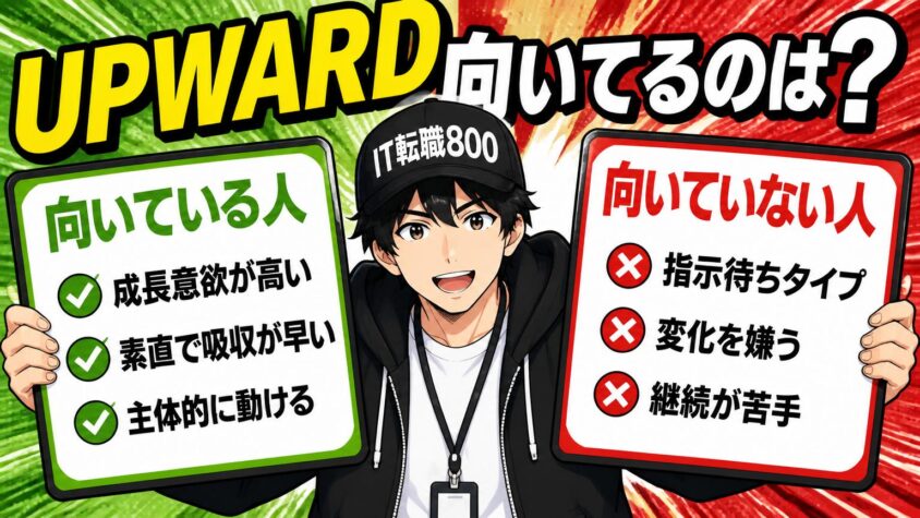 UPWARDが向いている人・向いていない人をリストで判定