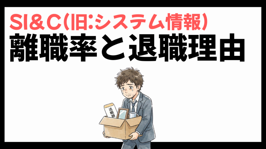SI＆C(旧:システム情報)の離職率