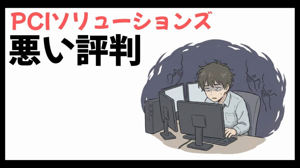 PCIソリューションズはやばい