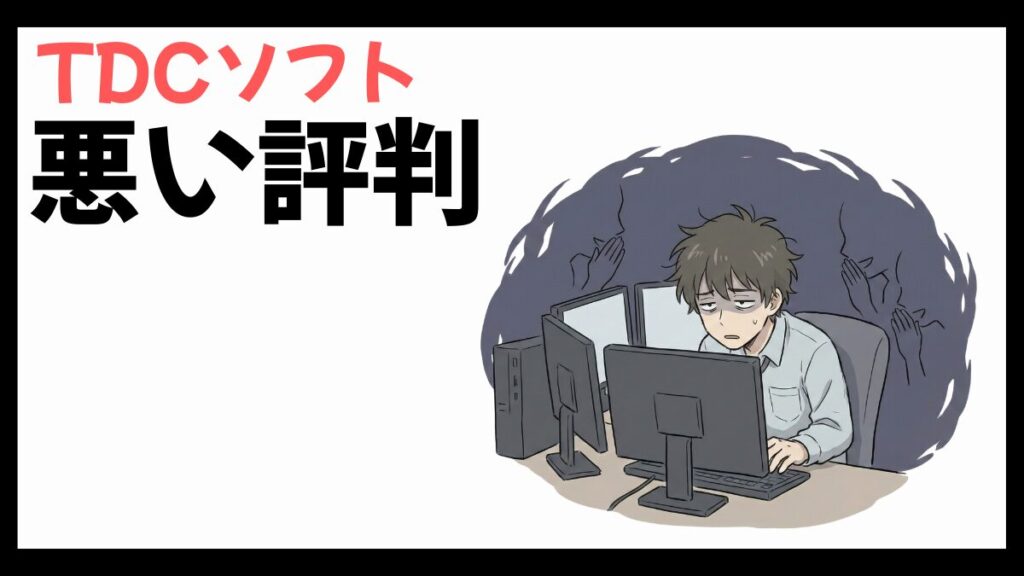 TDCソフトはやばい