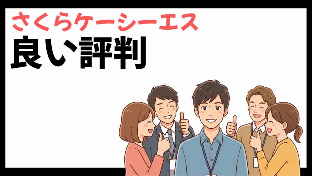 さくらケーシーエスの良い評判