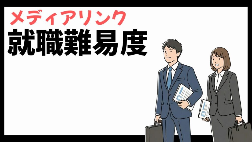 メディアリンクの就職難易度