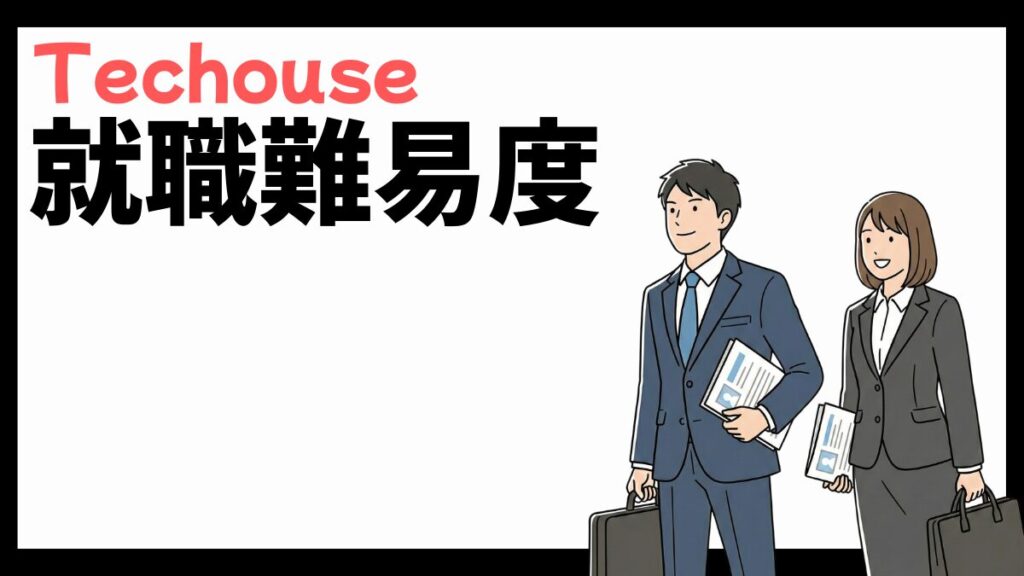 Techouseの就職難易度