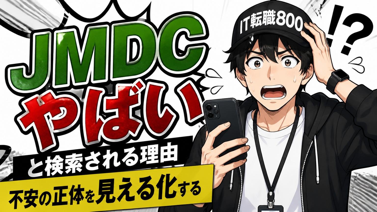 そもそも「JMDC やばい」と検索される理由｜不安の正体を見える化する