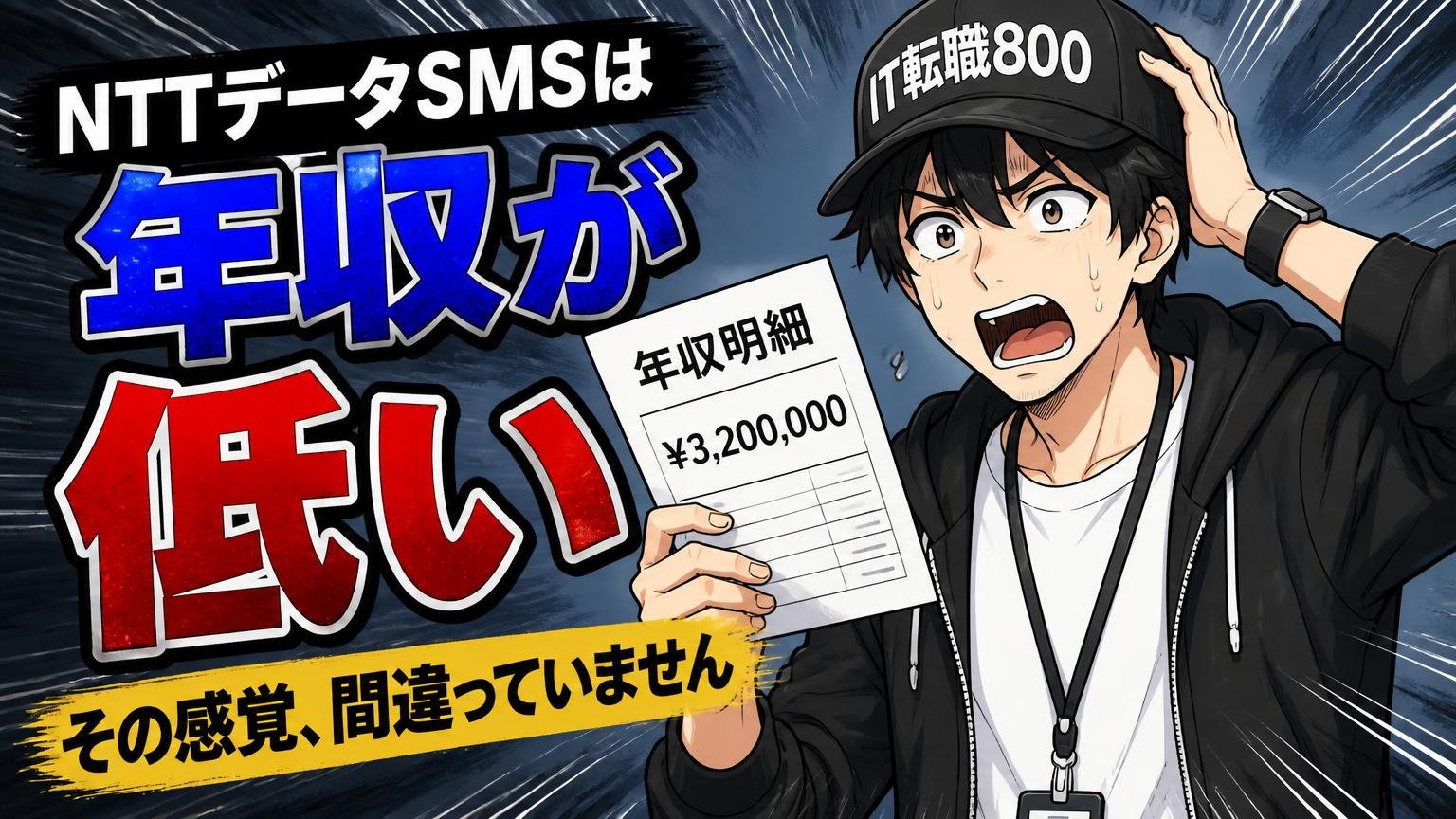 「NTTデータSMSは年収が低い」その感覚、間違っていません