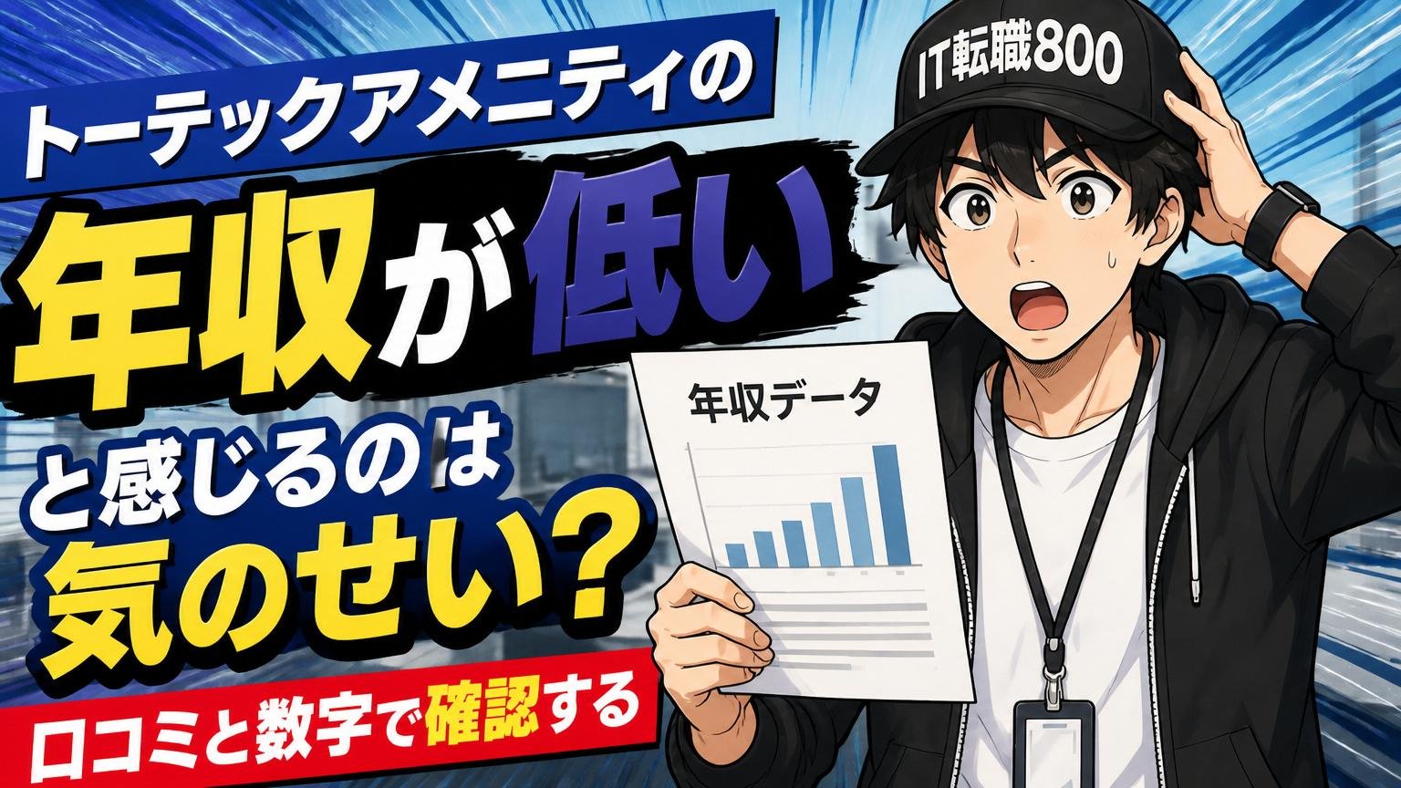 「トーテックアメニティの年収が低い」と感じるのは気のせい?口コミと数字で確認する