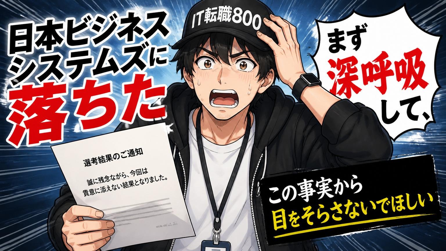 日本ビジネスシステムズに落ちた──まず深呼吸して、この事実から目をそらさないでほしい