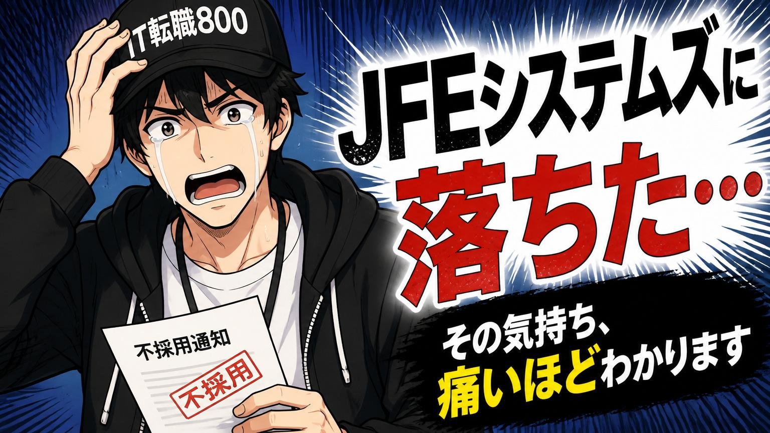 JFEシステムズに落ちた…その気持ち、痛いほどわかります
