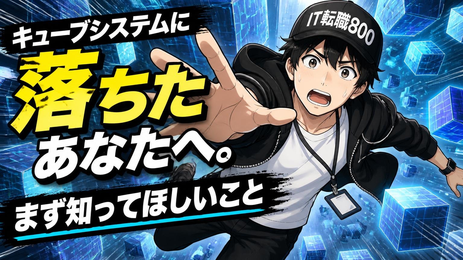 「キューブシステムに落ちた」あなたへ。まず知ってほしいこと