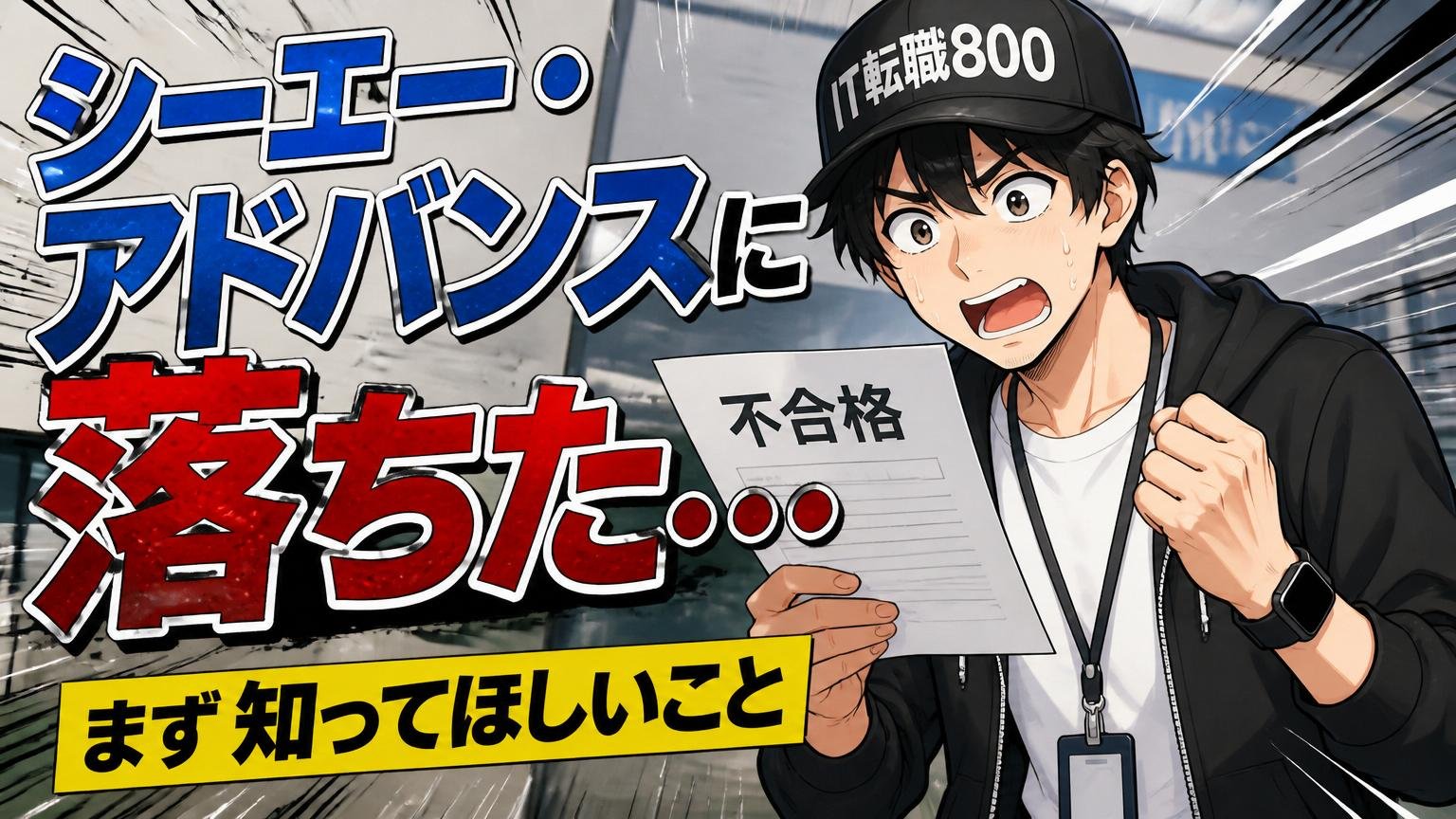 「シーエー・アドバンスに落ちた」あなたへ｜まず知ってほしいこと