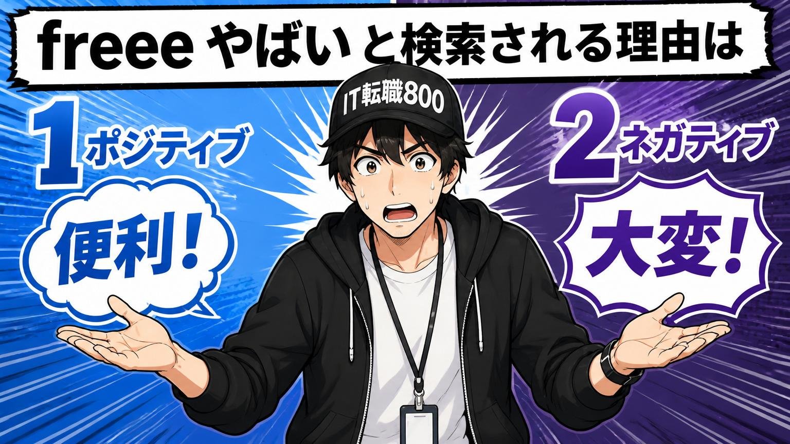 「freee やばい」と検索される理由は2つある（ポジティブとネガティブの両義性）