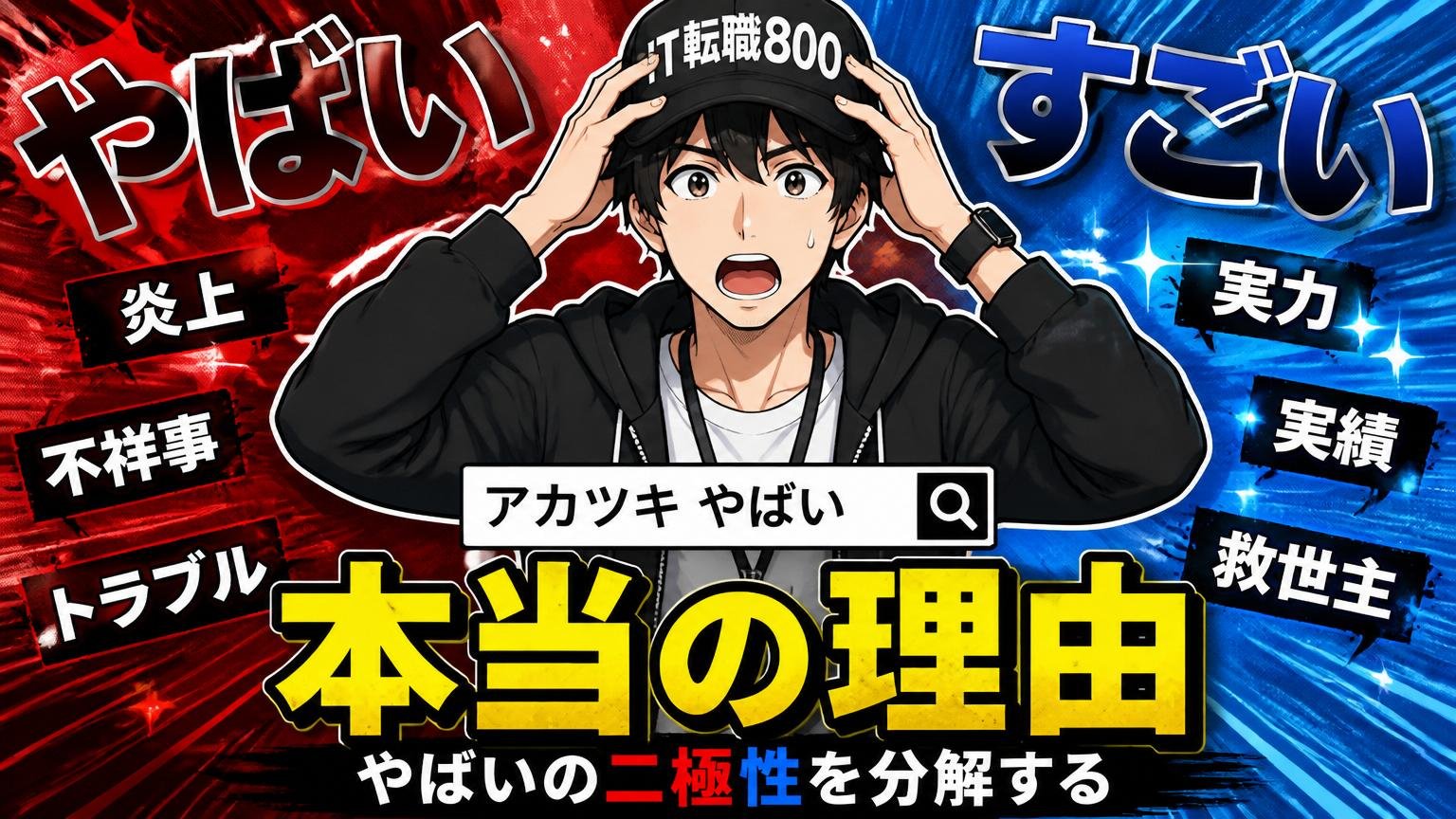 「アカツキ やばい」と検索される本当の理由（やばいの二極性を分解する）