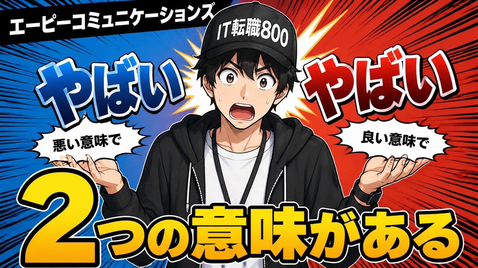 「エーピーコミュニケーションズ やばい」の“やばい”には2つの意味がある