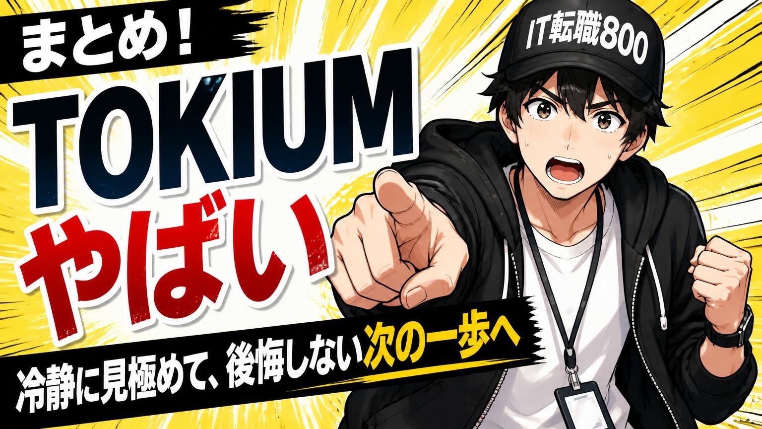まとめ｜「TOKIUM やばい」を冷静に見極めて、後悔しない次の一歩へ