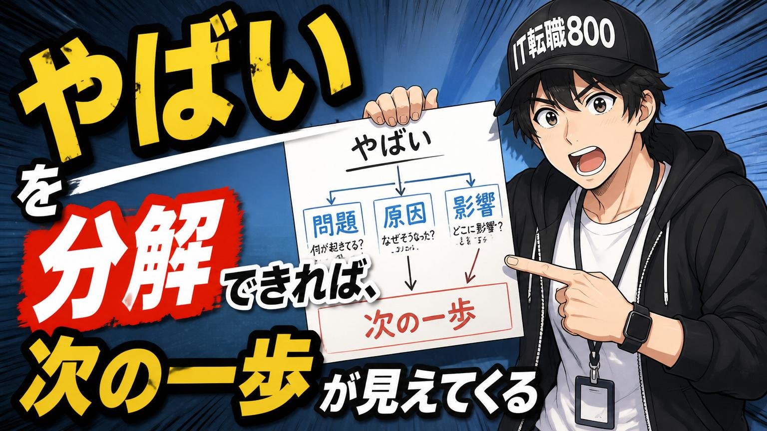 まとめ：「やばい」を分解できれば、次の一歩が見えてくる