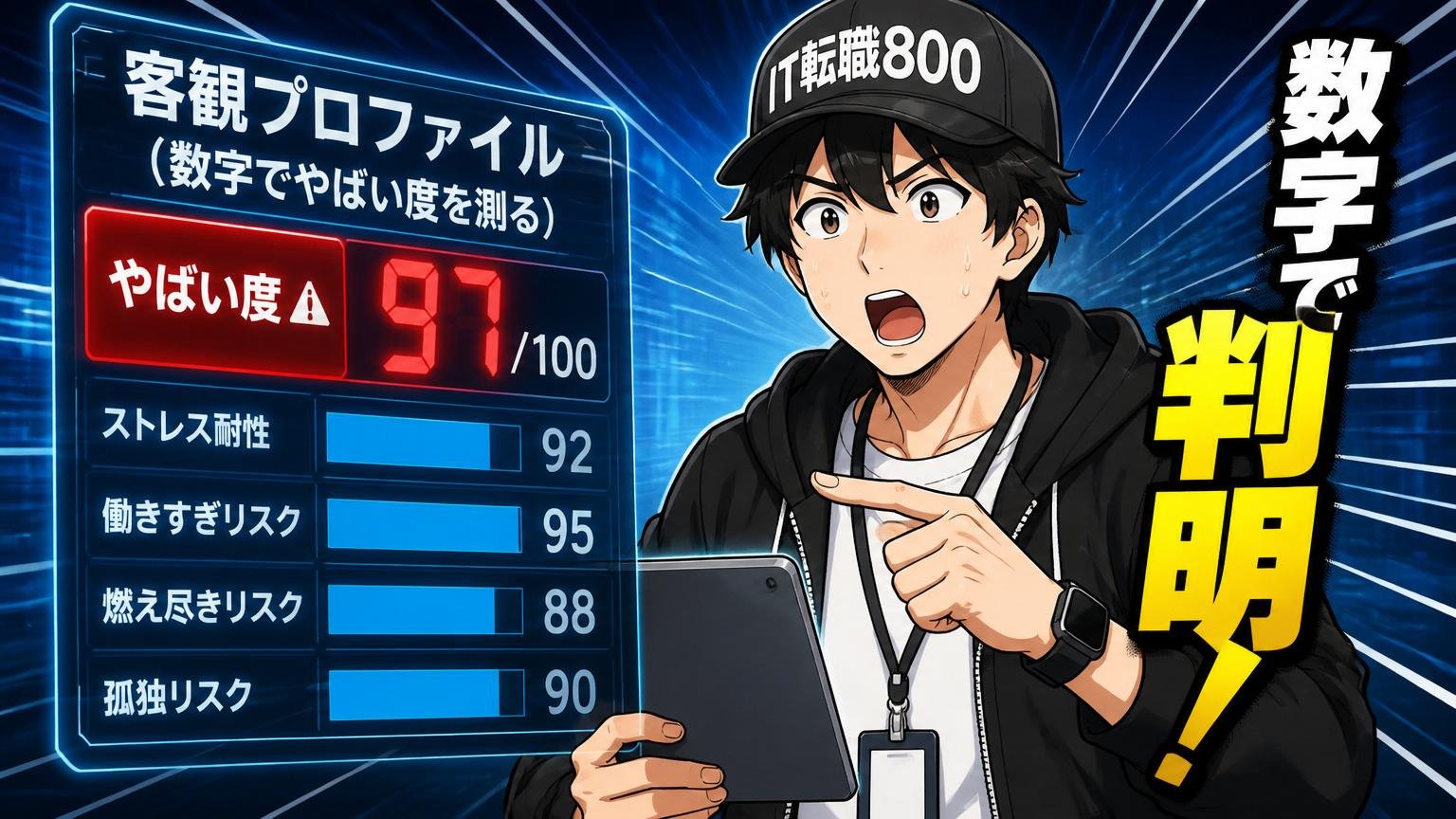 三菱総研DCSの客観プロファイル(数字でやばい度を測る)