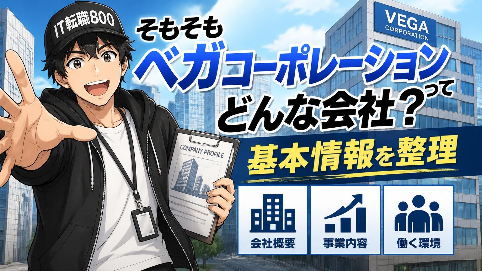 そもそもベガコーポレーションってどんな会社?基本情報を整理