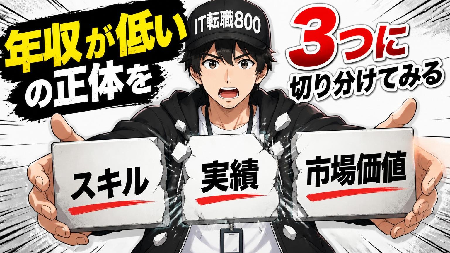 「年収が低い」の正体を、3つに切り分けてみる