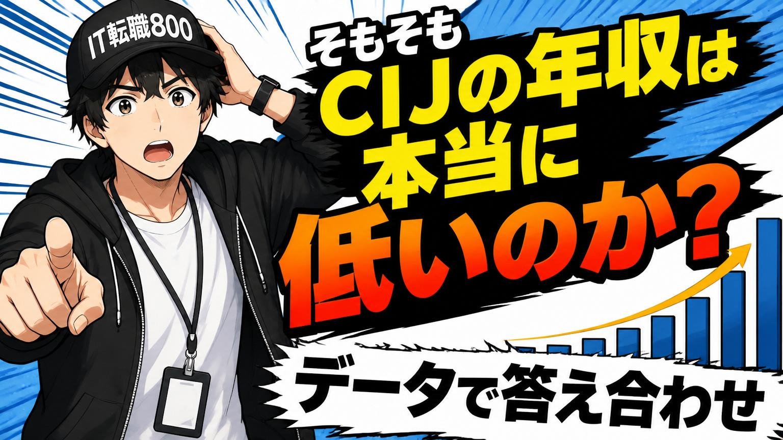 そもそもCIJの年収は本当に低いのか?データで答え合わせ