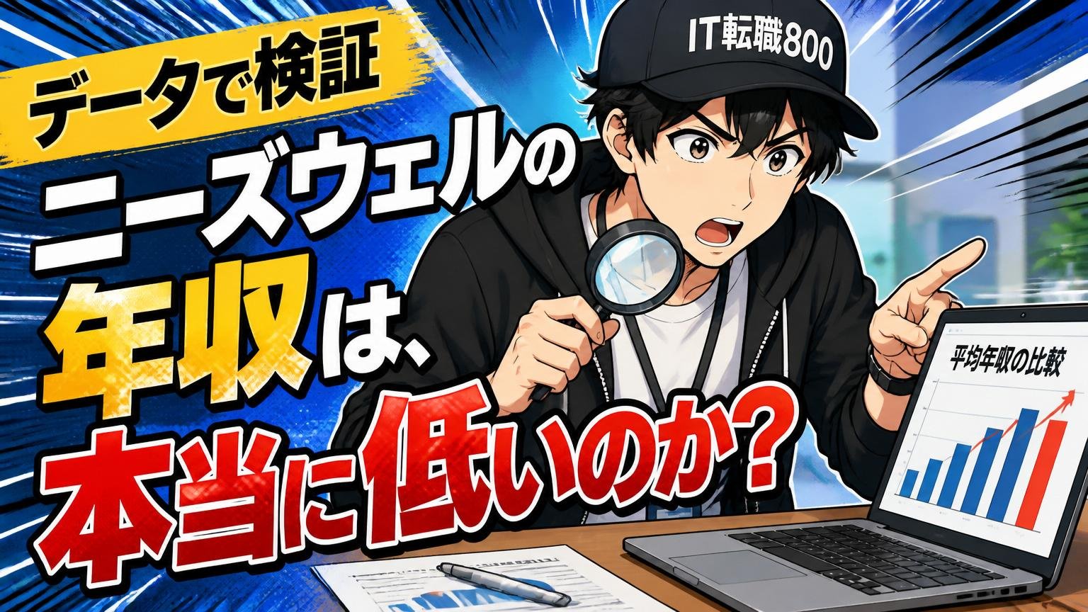 【データで検証】ニーズウェルの年収は、本当に低いのか？