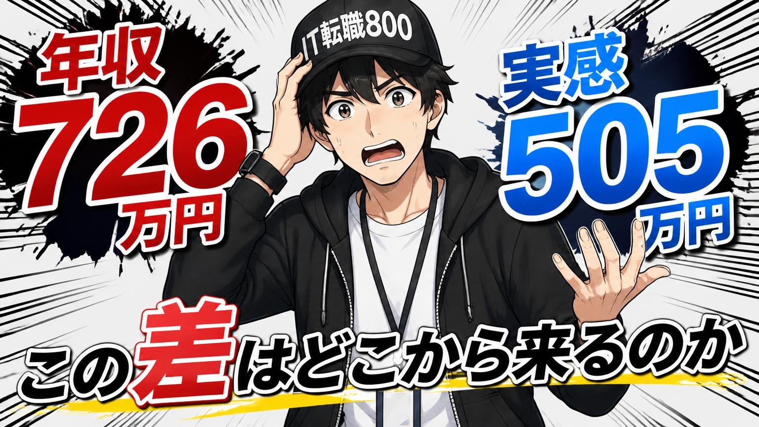 「年収726万円」と「実感505万円」――この差はどこから来るのか