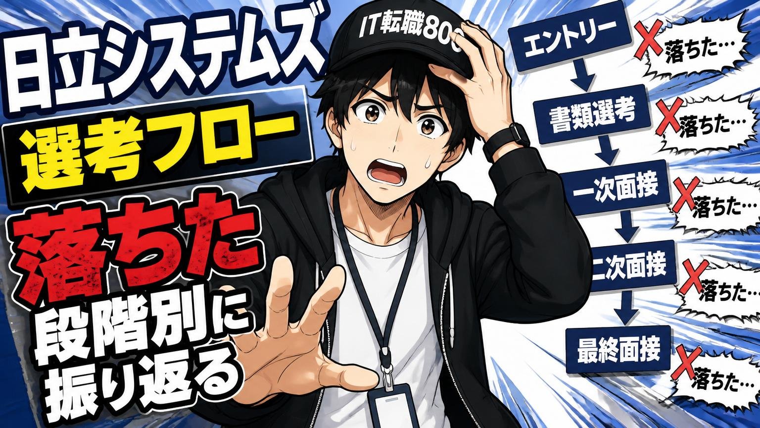 日立システムズの選考フローを「落ちた段階別」に振り返る