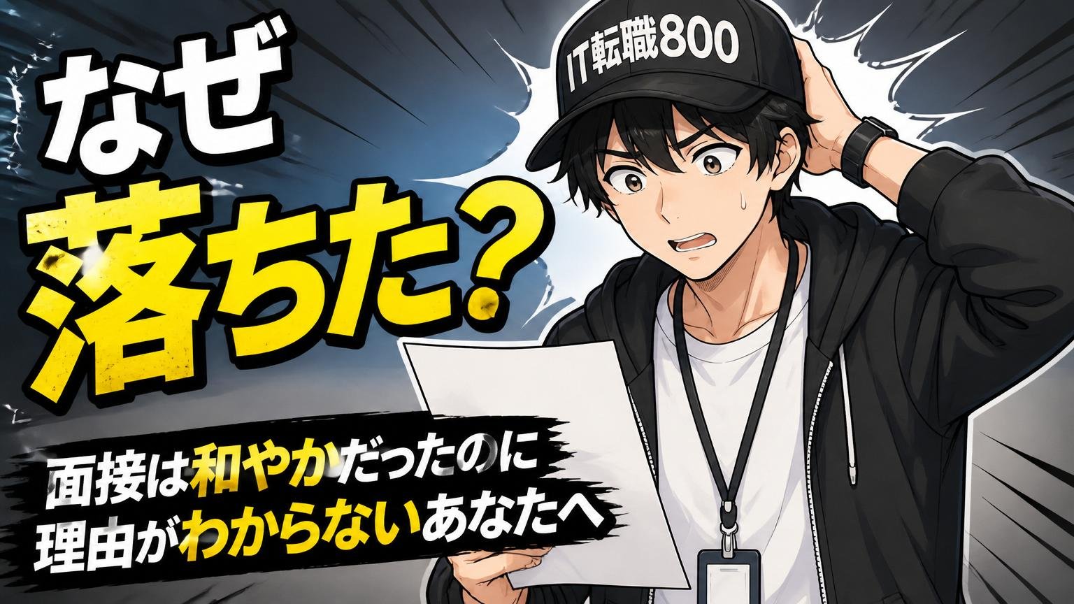 「なぜ落ちた？」面接は和やかだったのに理由がわからないあなたへ