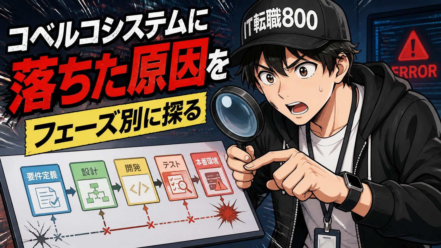 コベルコシステムに落ちた原因を「フェーズ別」に探る