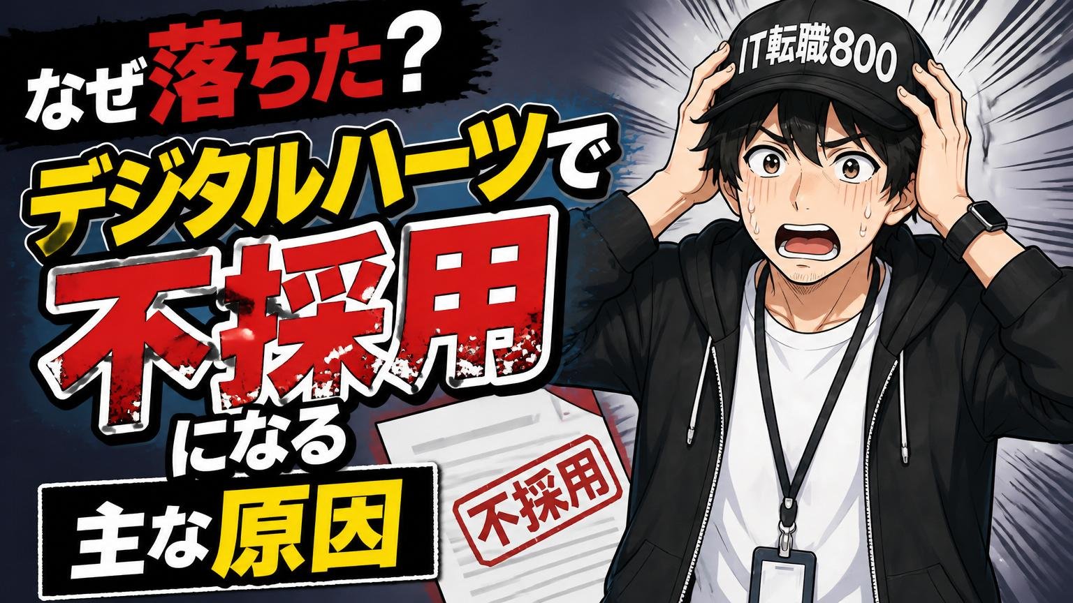 なぜ落ちた？デジタルハーツで不採用になる主な原因
