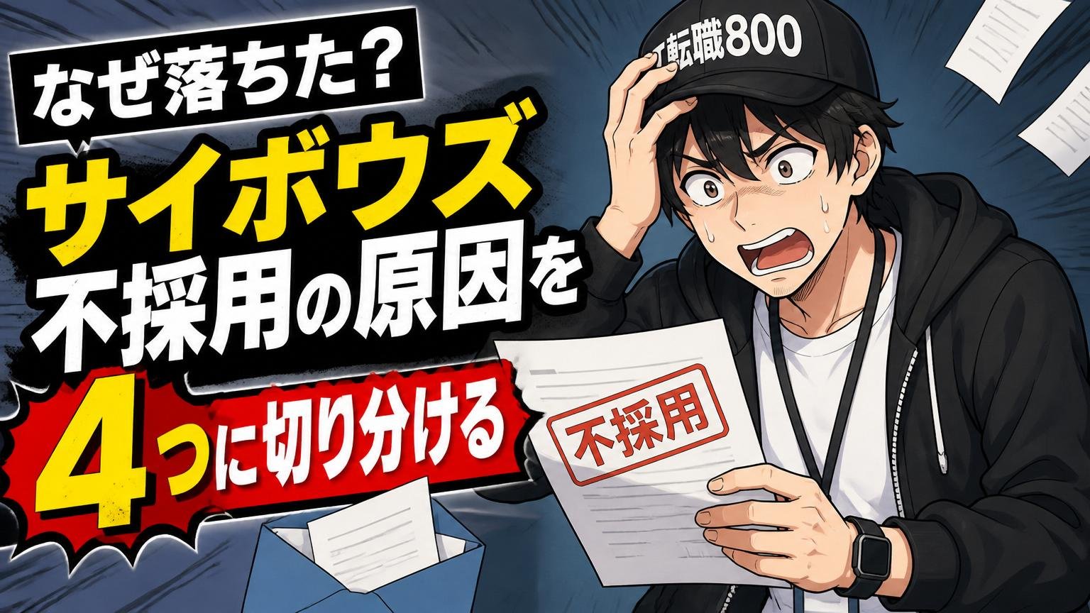 なぜ落ちた？サイボウズ不採用の原因を4つに切り分ける