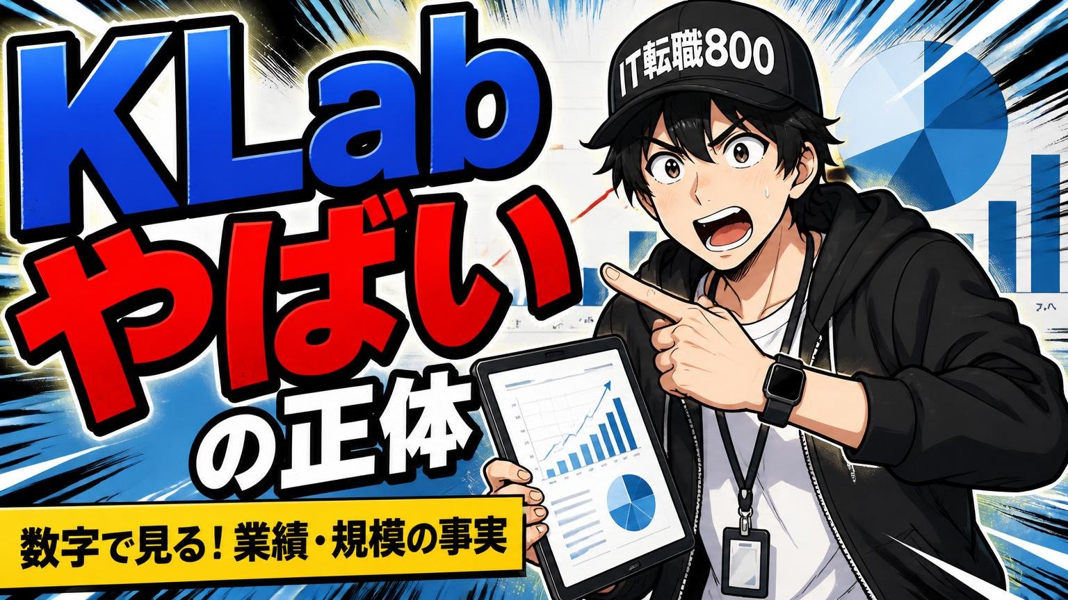 数字で見る「KLab やばい」の正体(業績・規模の事実)
