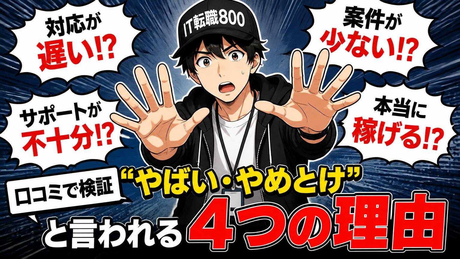 「やばい・やめとけ」と言われる4つの理由を口コミで検証