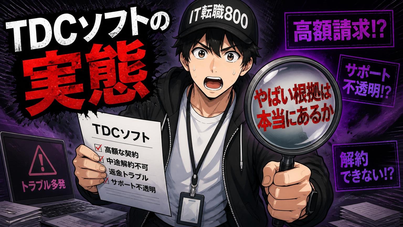 一次情報で見るTDCソフトの実態(やばい根拠は本当にあるか)