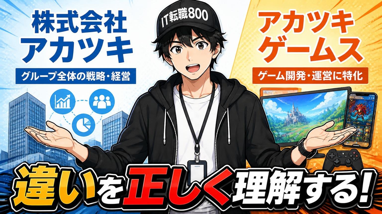 株式会社アカツキとアカツキゲームスの違いを正しく理解する