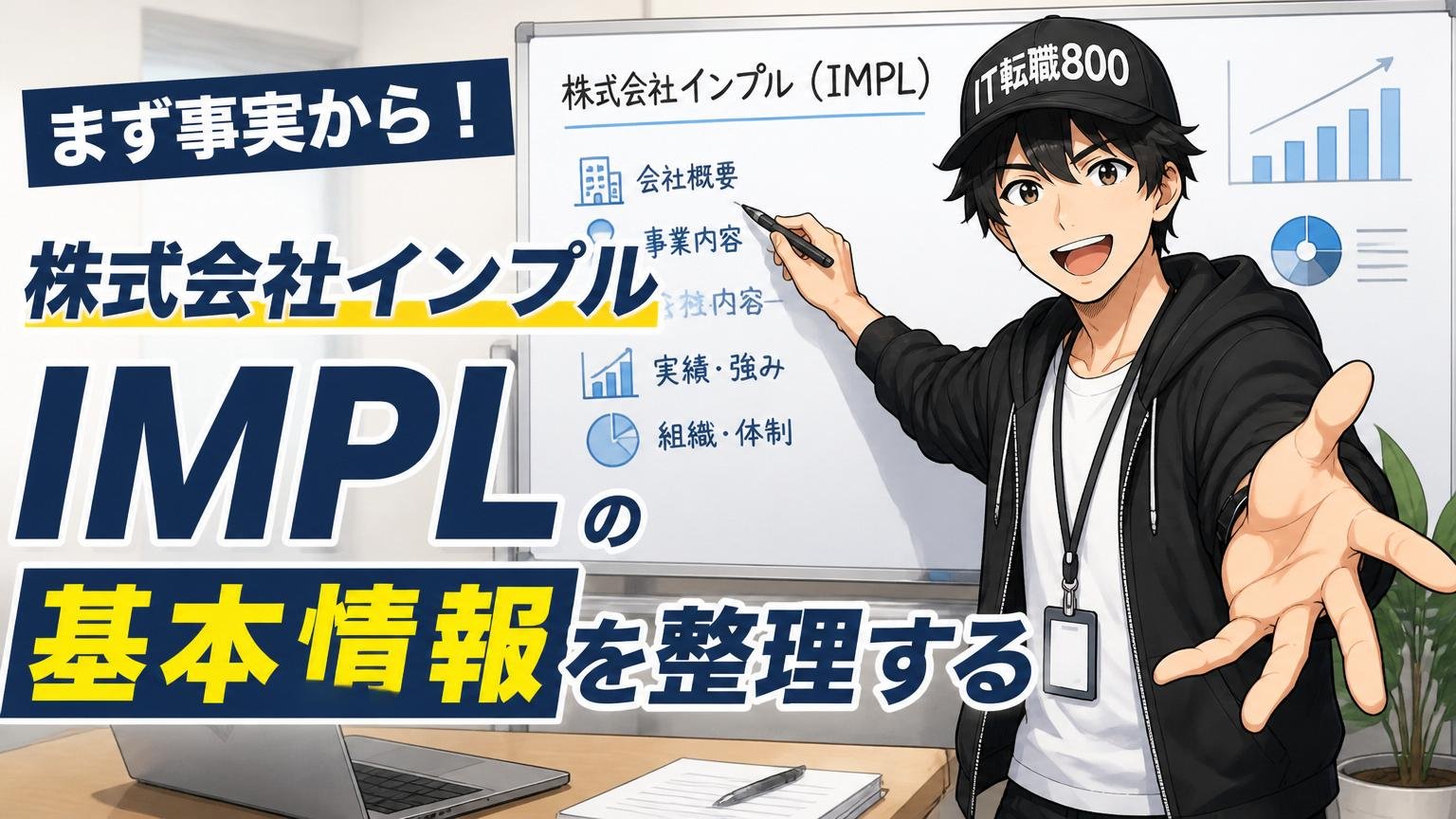 まず事実から：株式会社インプル（IMPL）の基本情報を整理する