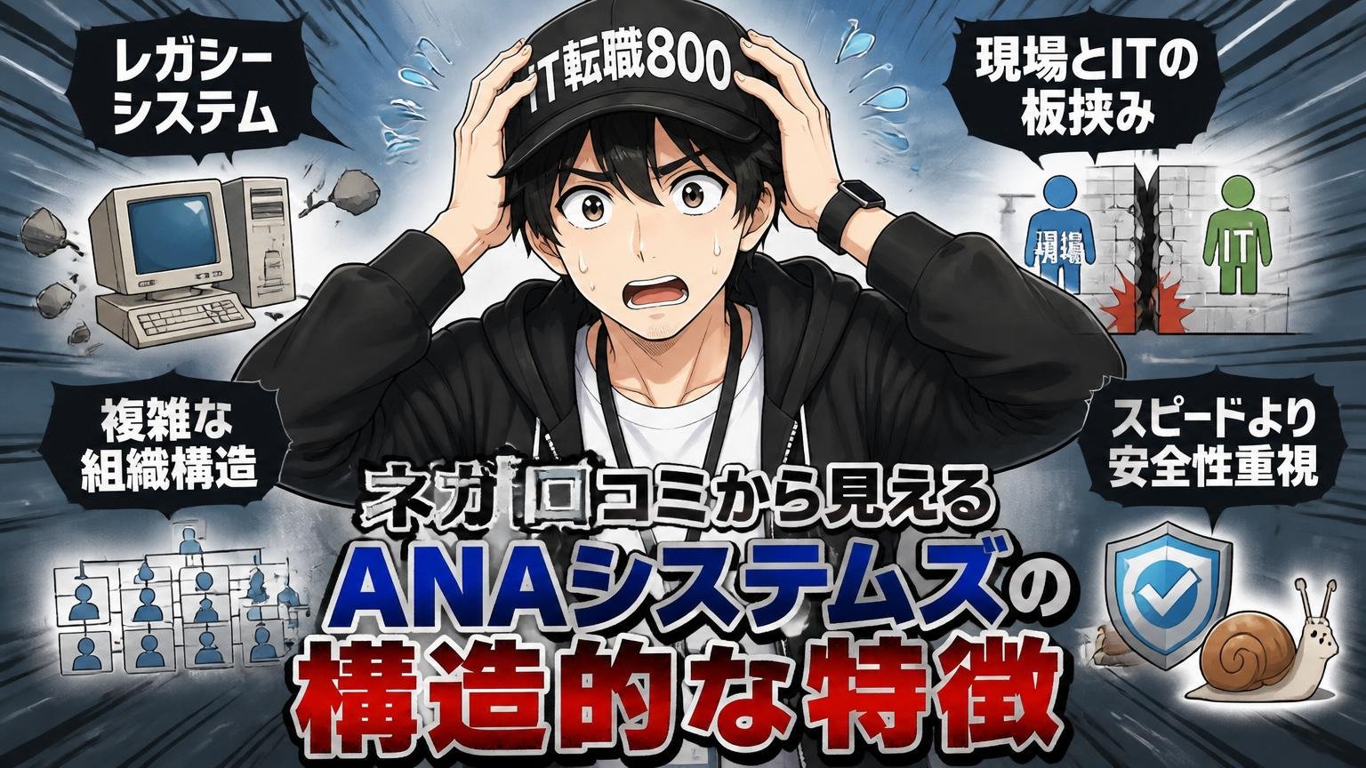 ネガ口コミから見える「ANAシステムズの構造的な特徴」
