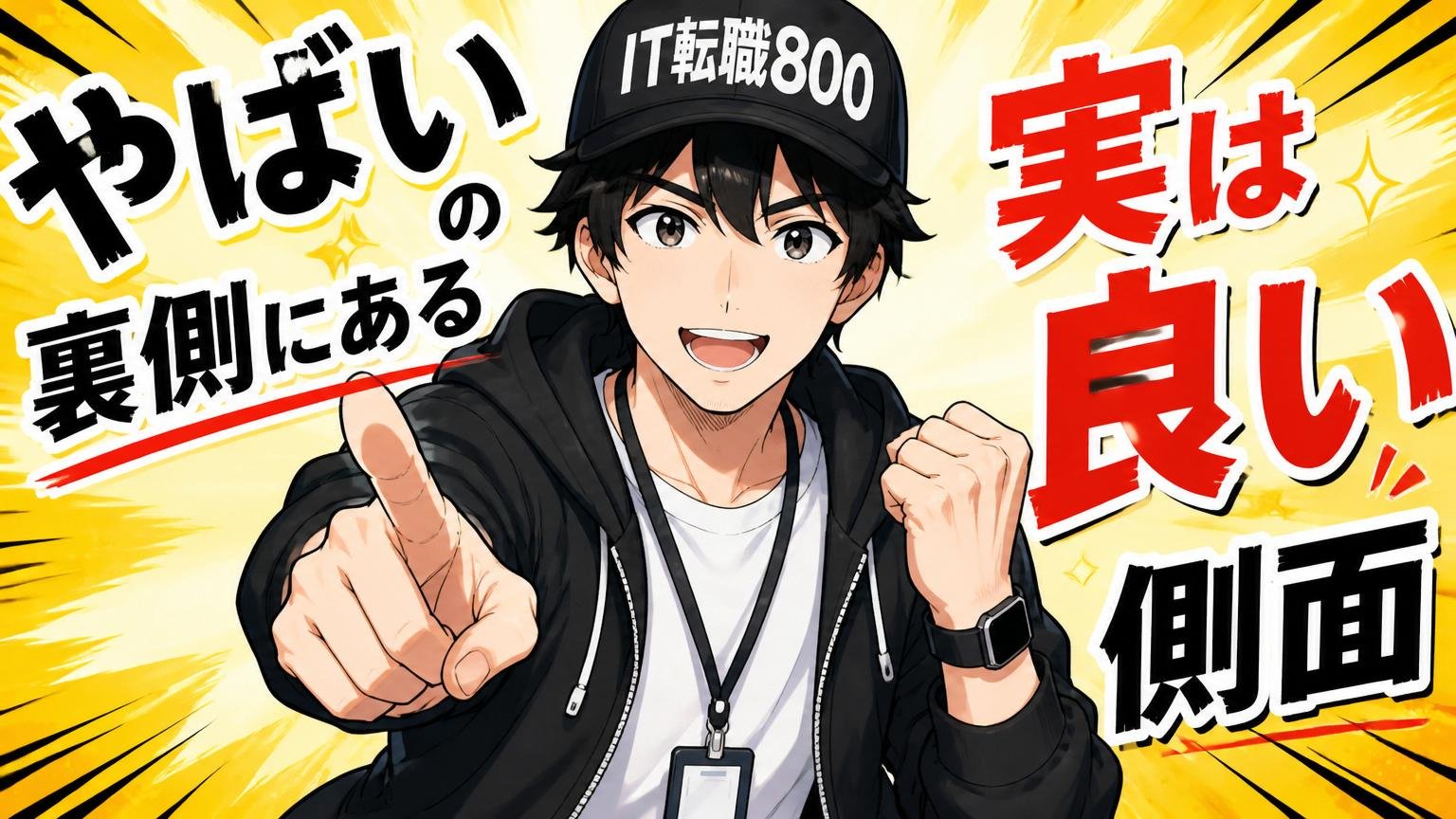 ちょっと待った。「やばい」の裏側にある"実は良い側面"